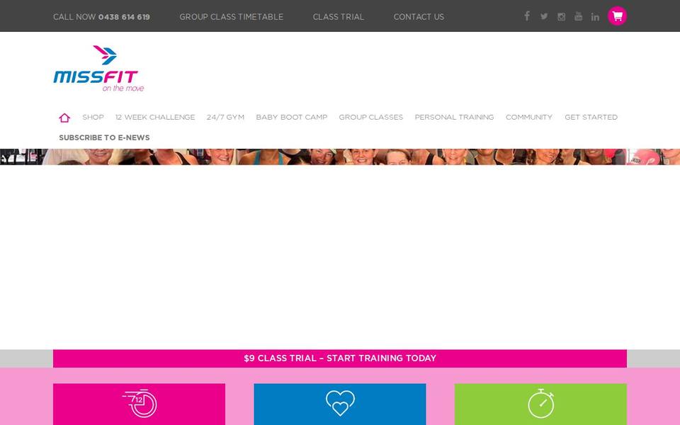 MissFit website
