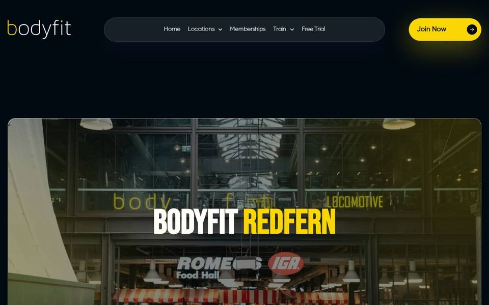Bodyfit Redfern website