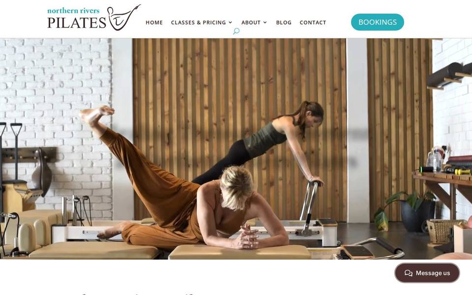 Northern Rivers Pilates website