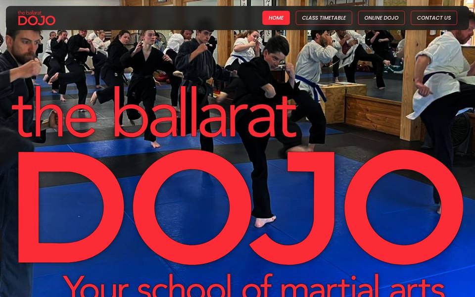 The Ballarat Dojo website