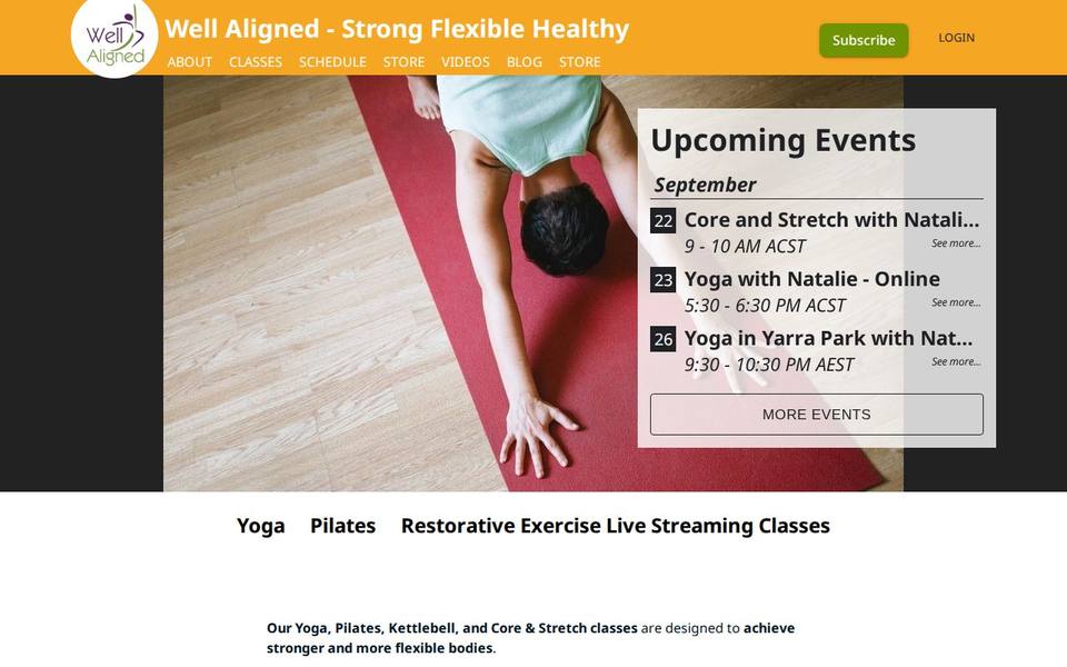 Well Aligned website