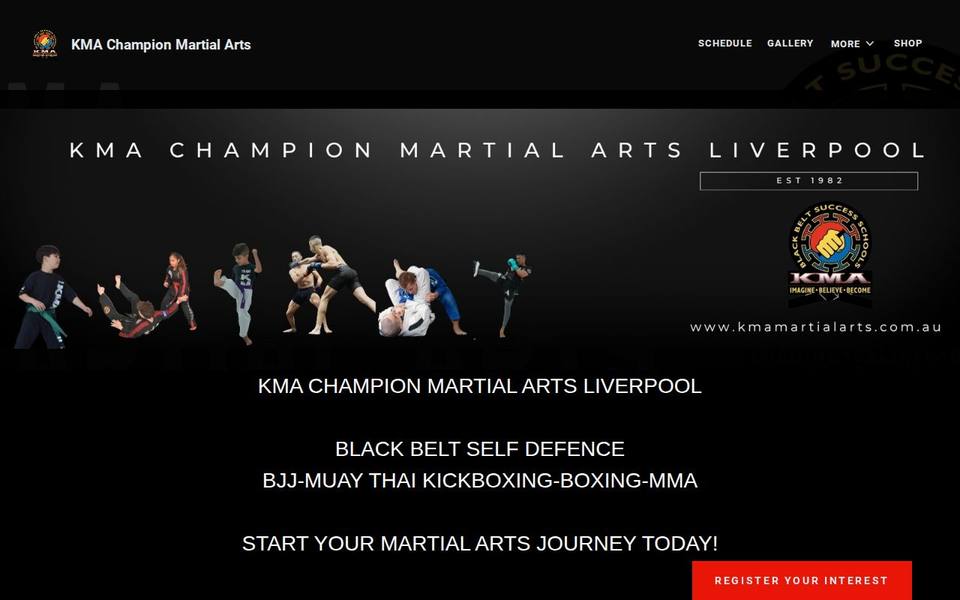 KMA Champion Martial Arts website