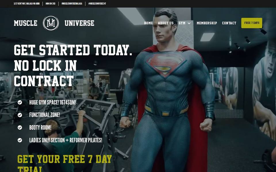 Muscle Universe website