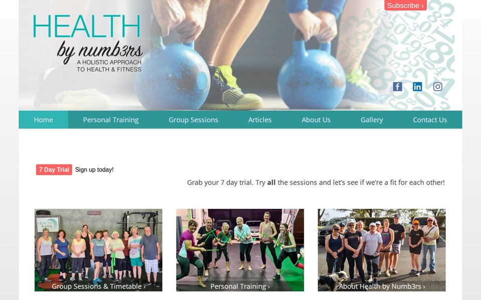 Health by Numbers website