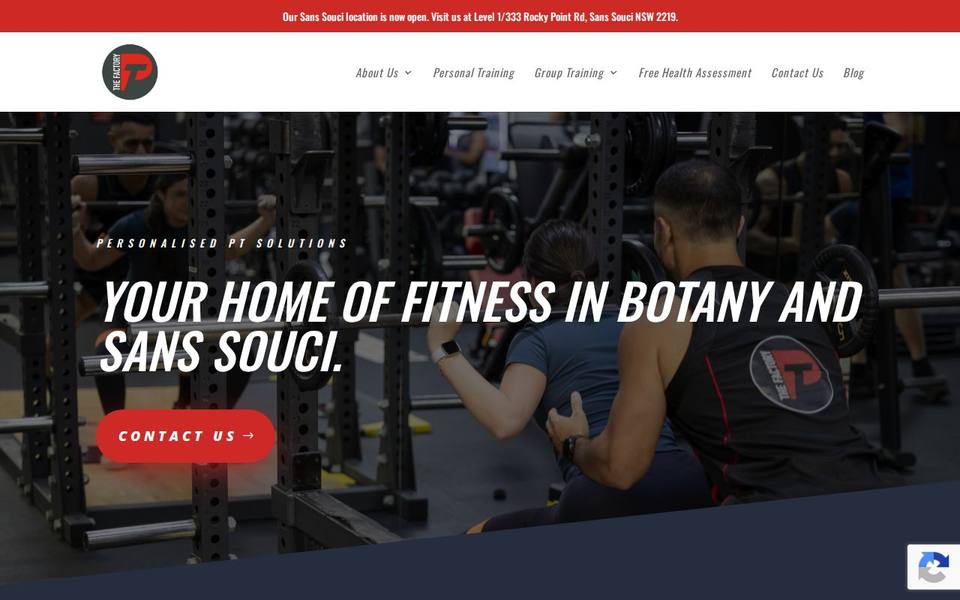 The Factory PT website