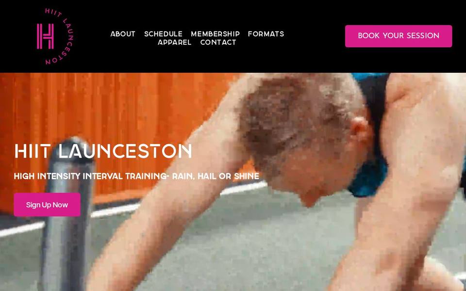 HIIT Launceston website