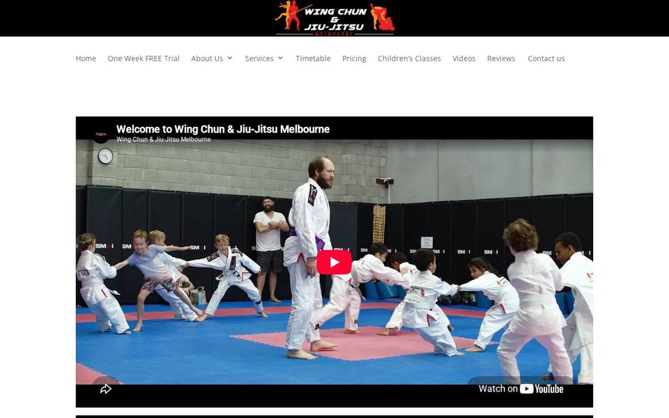 Wing Chun & Jiu-Jitsu Melbourne website