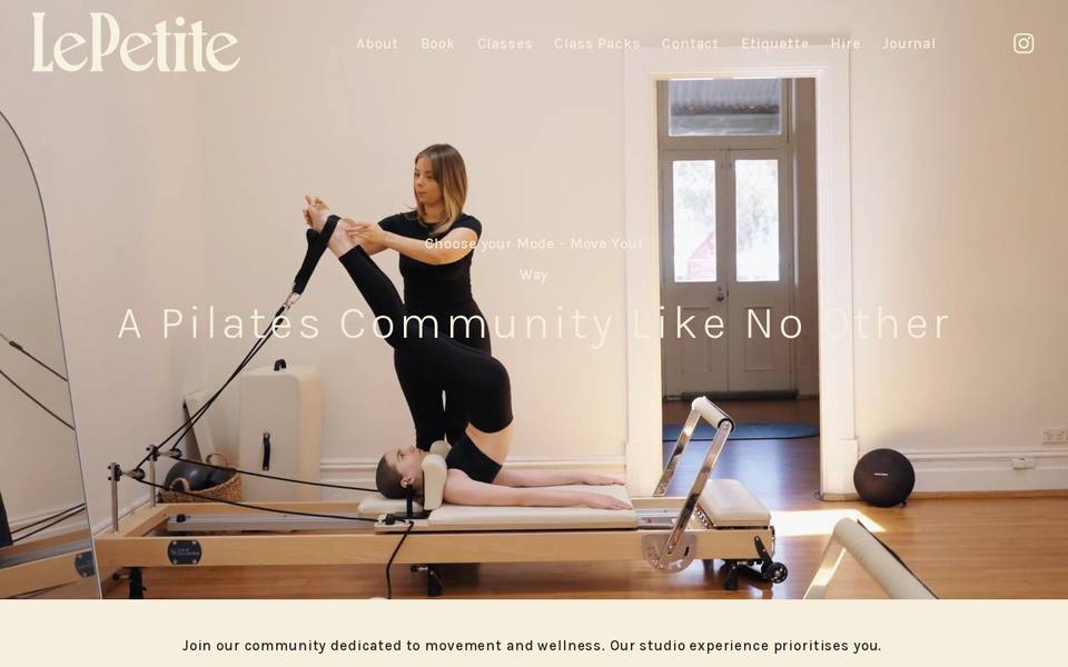 Le Petite Studio website