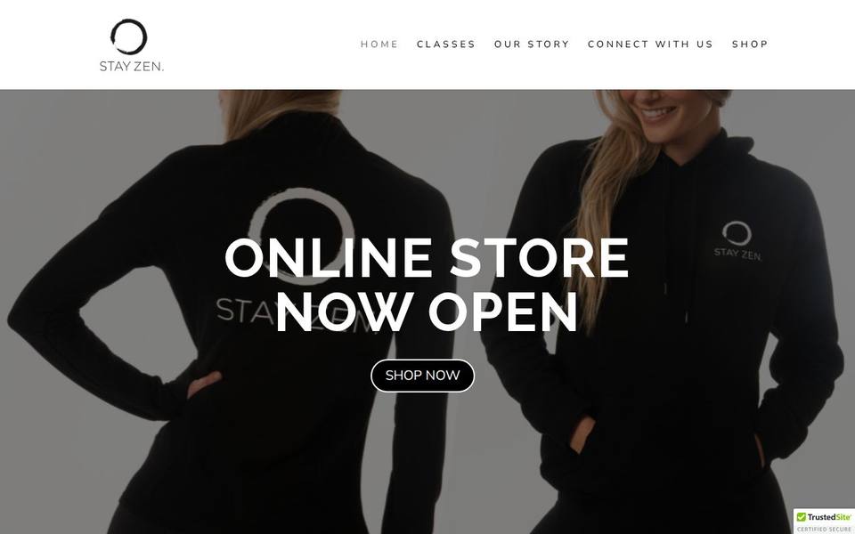 Stay Zen Yoga website