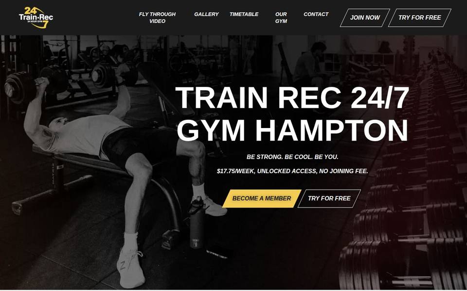 Train-Rec 24/7 website