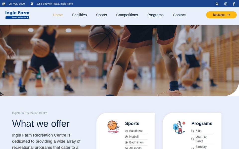 Ingle Farm Recreation Centre website