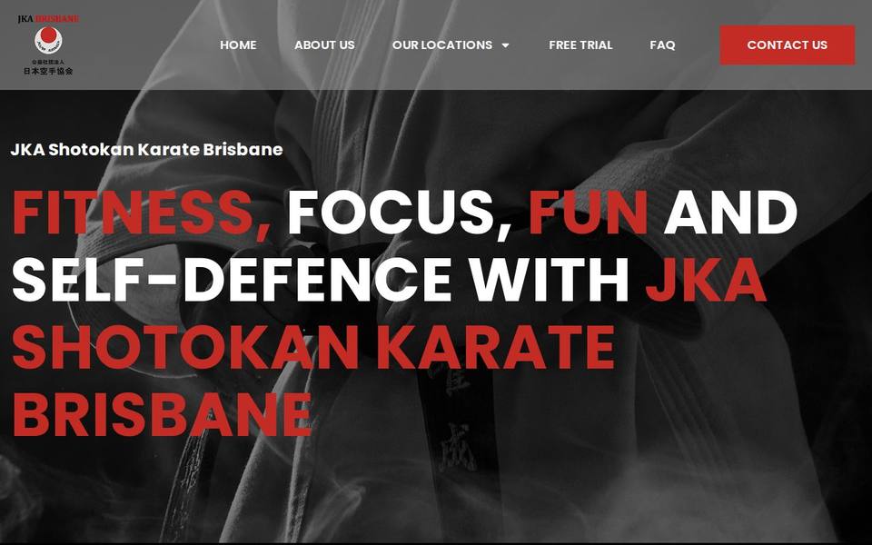 JKA Shotokan Karate Brisbane website