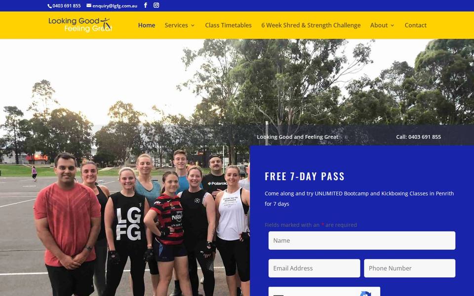 Looking Good Feeling Great website