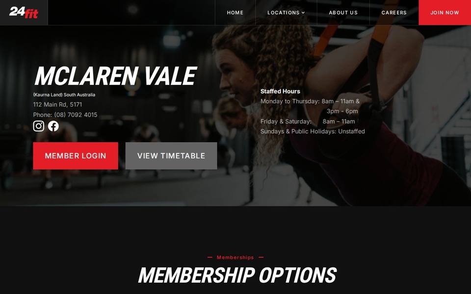 24fit McLaren Vale website