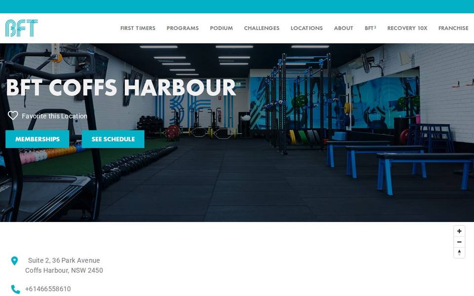 BFT Coffs Harbour website