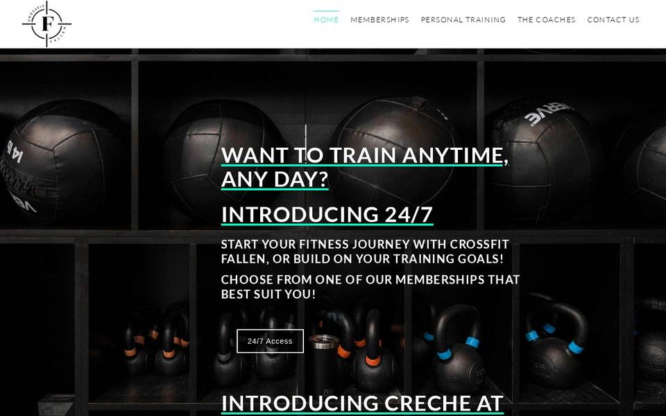 Crossfit Fallen website