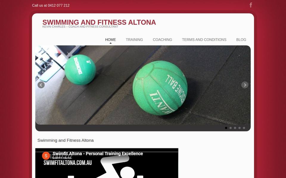 Swimming and Fitness Altona website