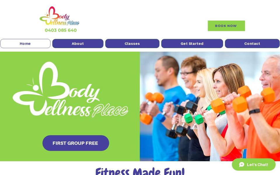 Body Wellness Place website