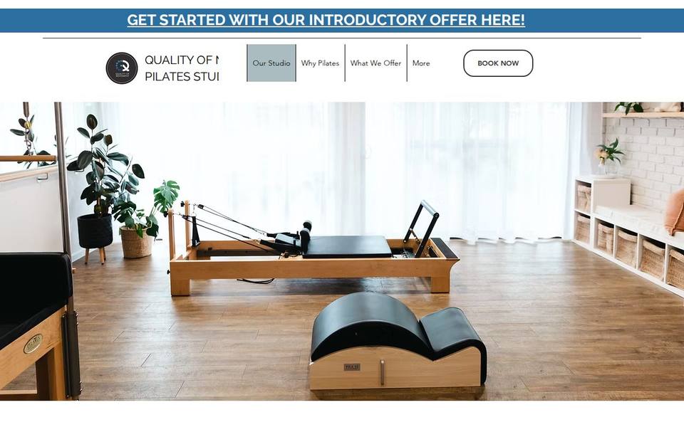 Quality of Movement - Pilates website