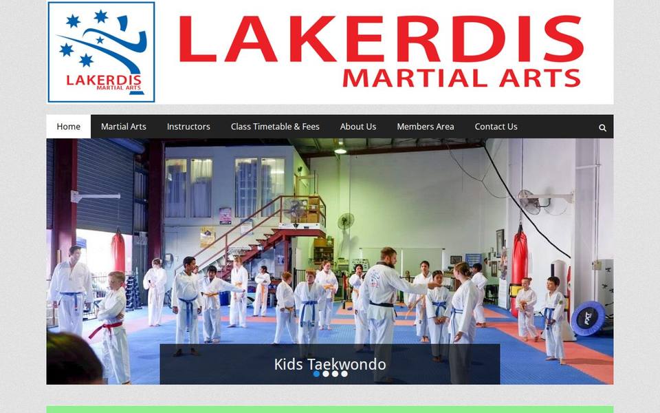 Lakerdis Martial Arts website