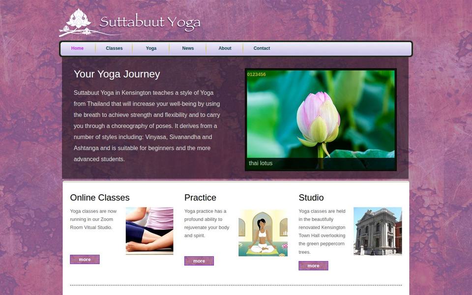 Suttabuut Yoga website