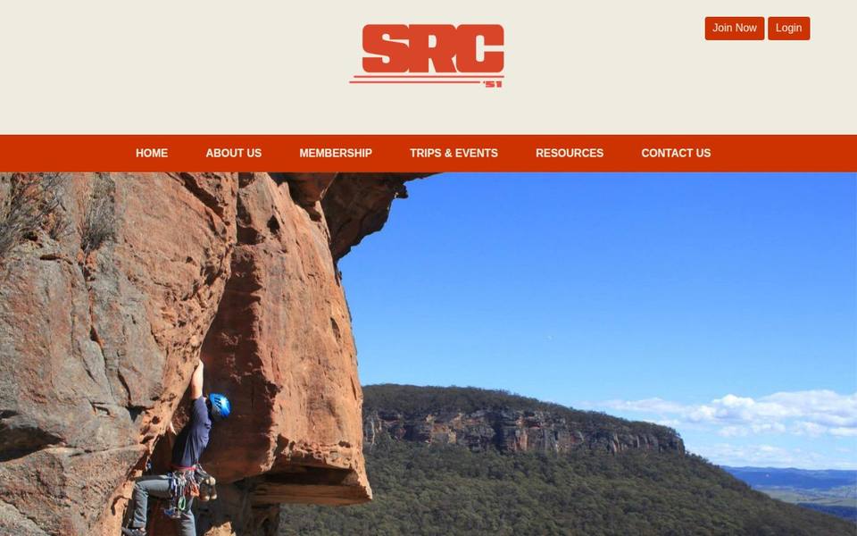 Sydney Rock Climbing Club website