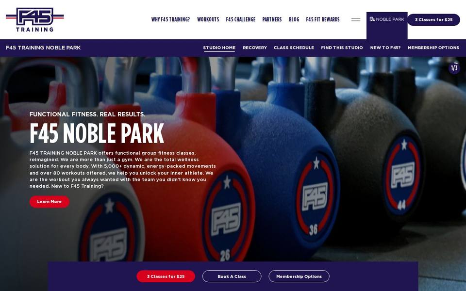 F45 Noble Park website