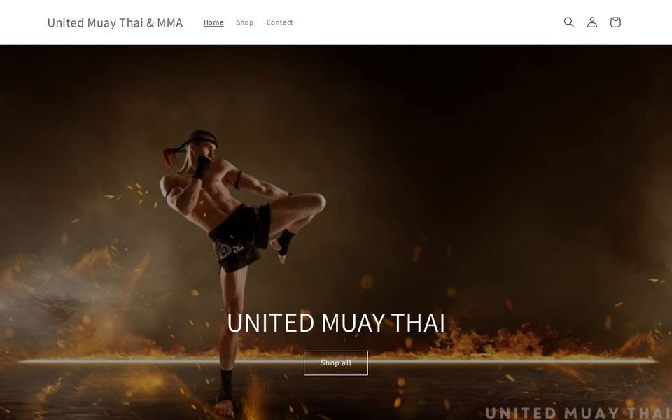 United Muay Thai & Mma website