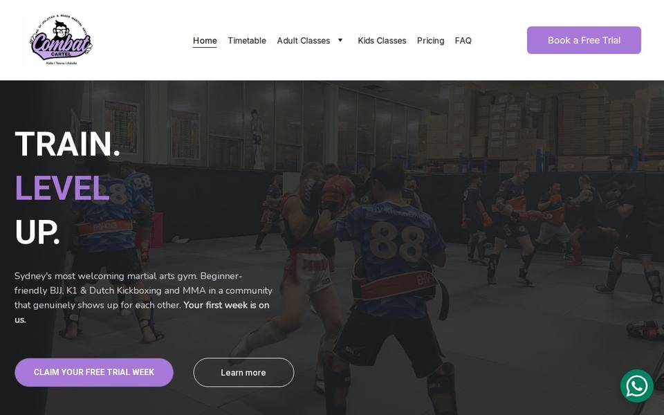 Combat Cartel website