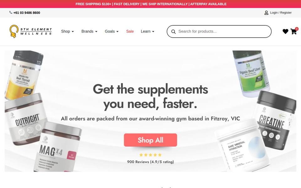 5th Element Wellness website