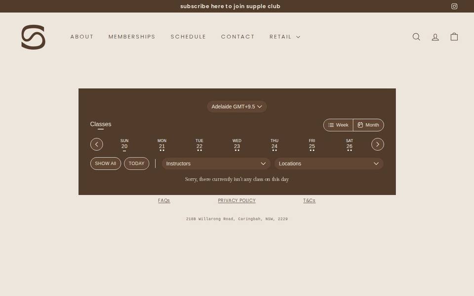 Supple Body website