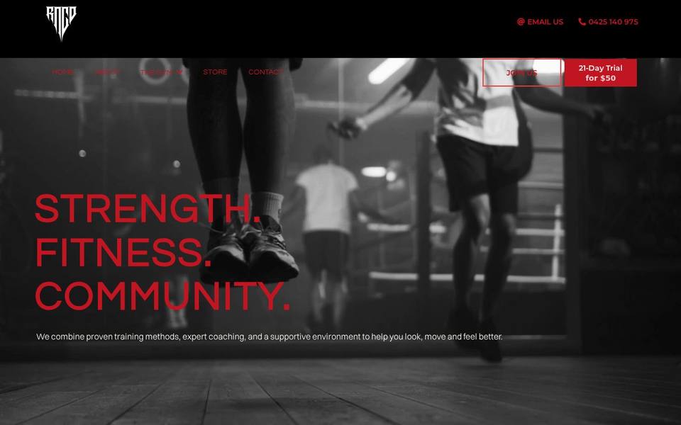 Renegade Conditioning website