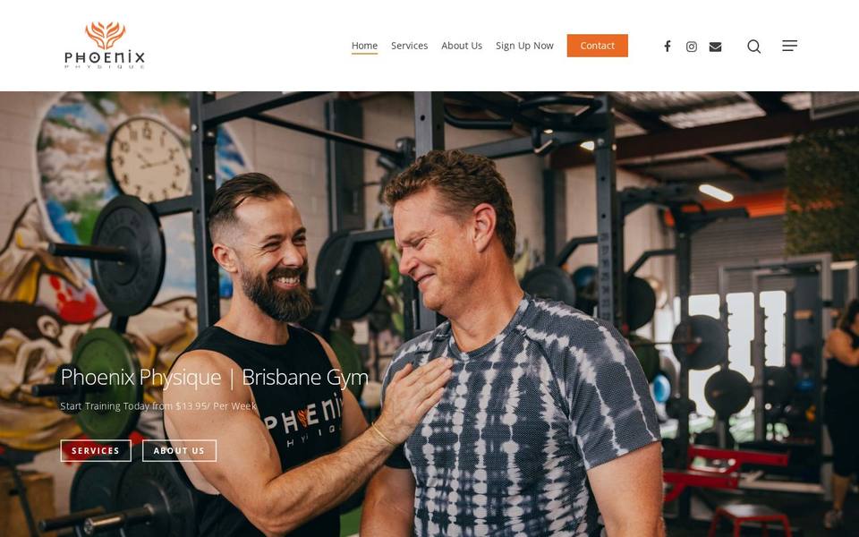 Phoenix Physique website
