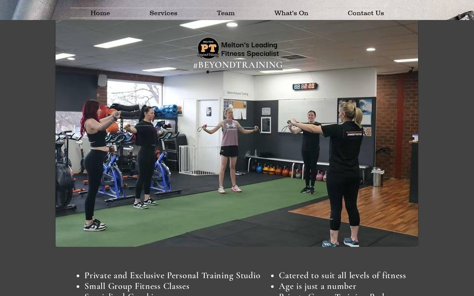 Melton Personal Training website