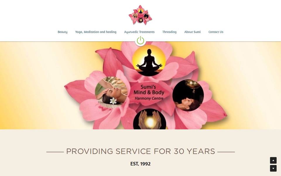 Sumi's Mind & Body Harmony Centre website