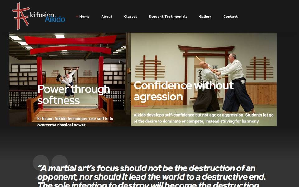 Ki Fusion Aikido website