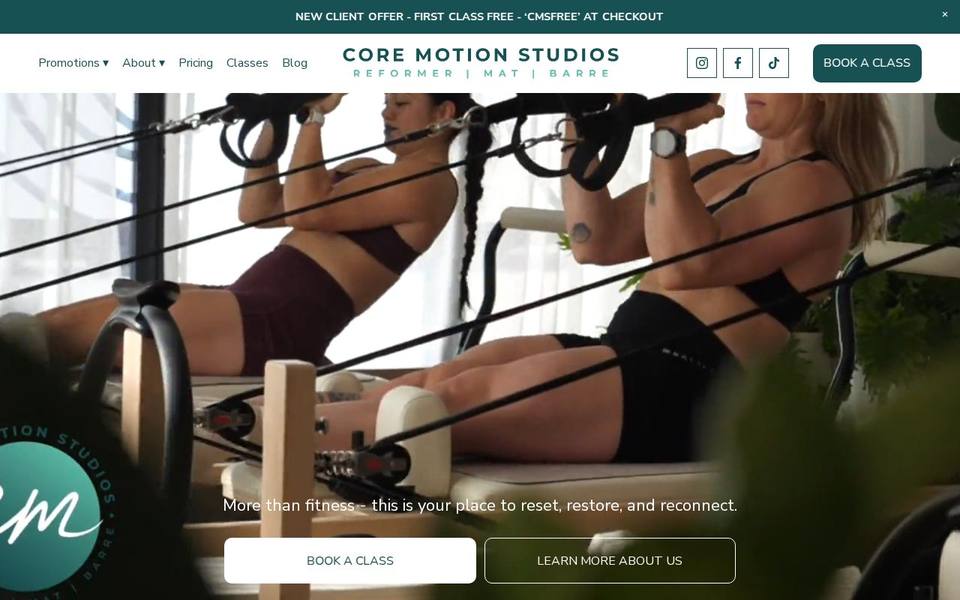 Core Motion Studios website
