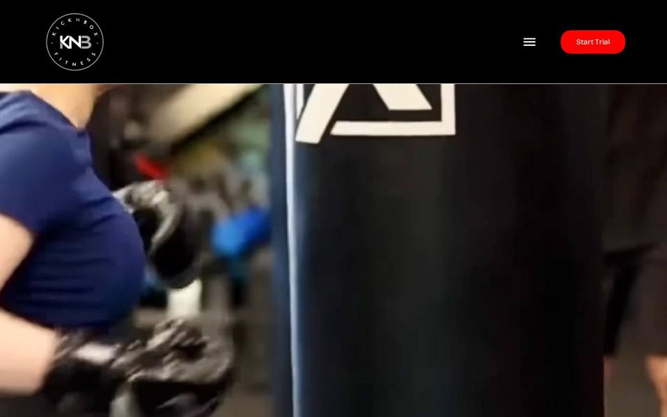 Kick N' Box Fitness Studio website