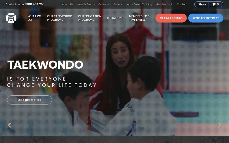 Hall's Taekwondo website