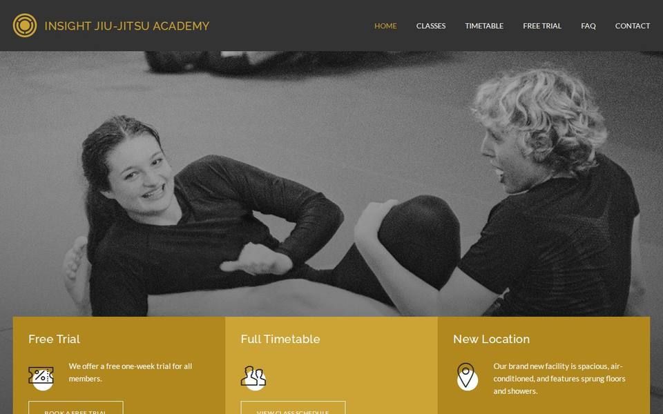 Insight Jiu-Jitsu Academy website