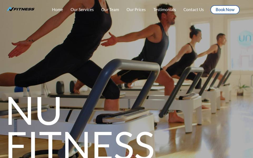 NU Fitness website