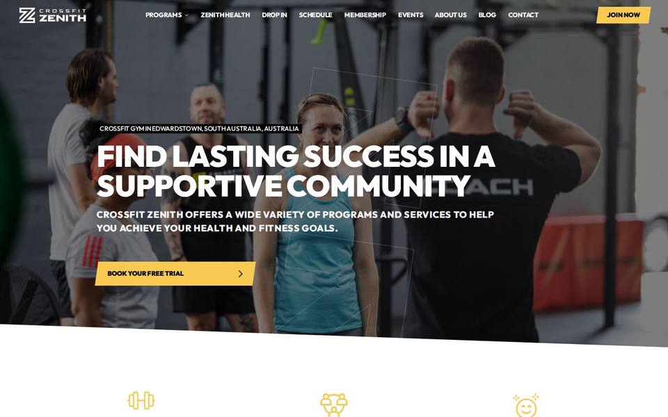 CrossFit Zenith website