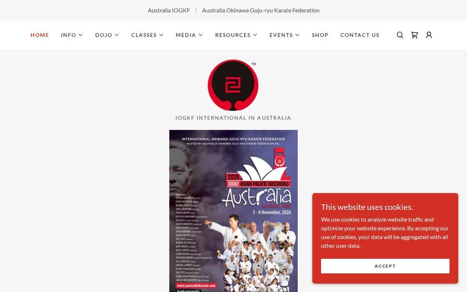 Lambert Karate Dojo & Family Fitness Centre's website