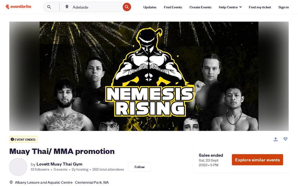 Lovett Muay Thai Gym website