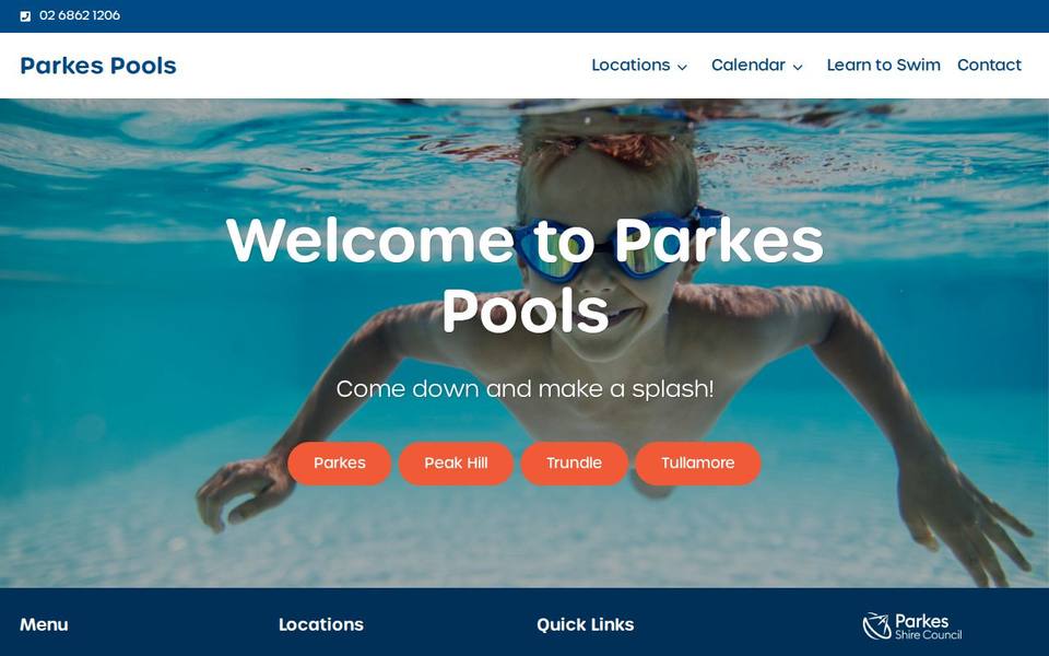 Parkes Aquatic Centre website