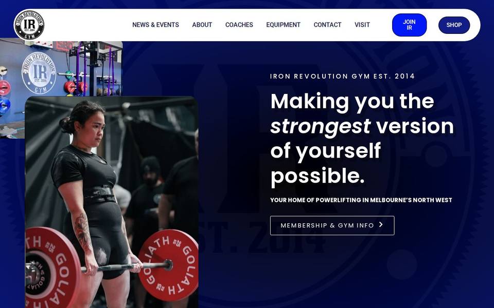 Iron Revolution website