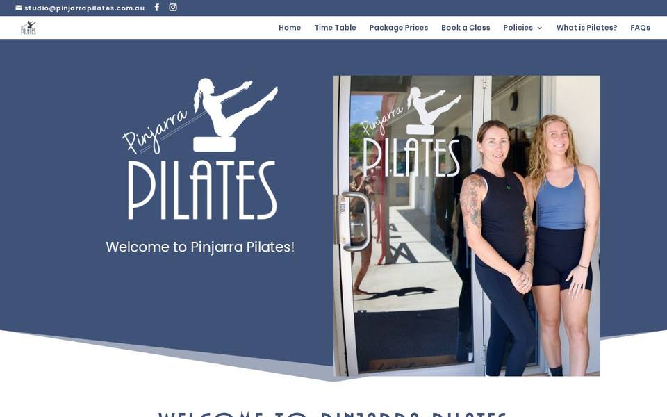 Pinjarra Pilates website