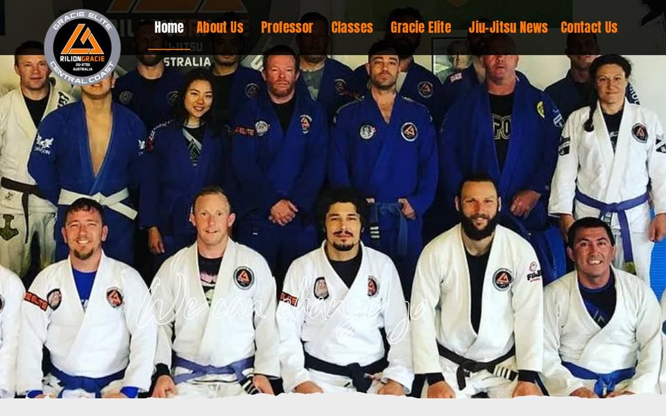 Gracie Elite Central Coast website