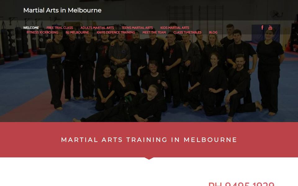 Thornbury Guests Martial Arts website