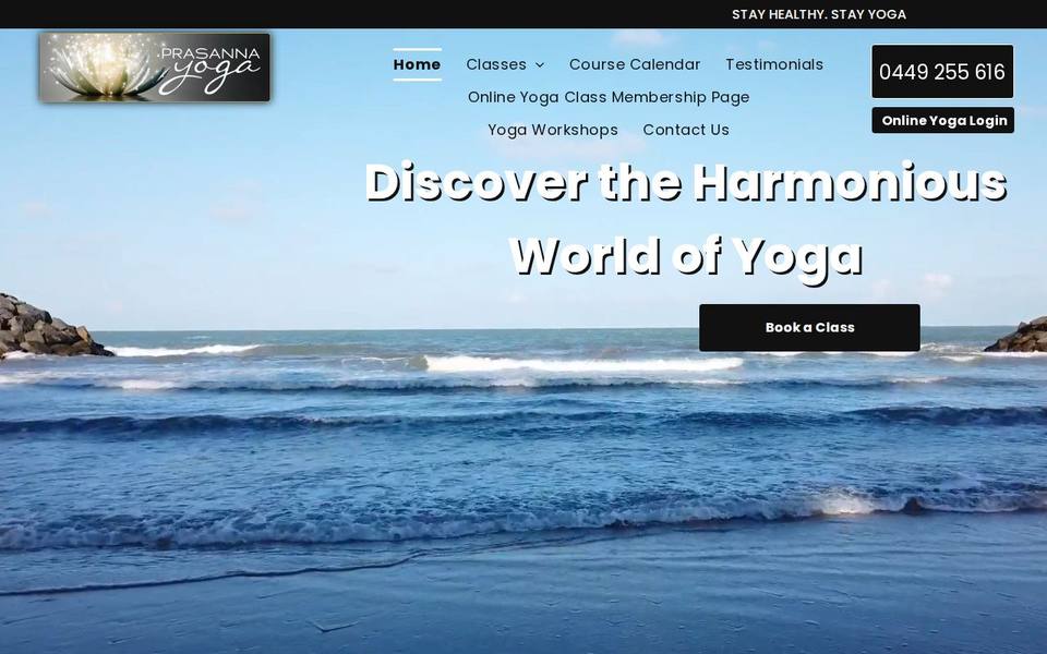 Prasanna Yoga website